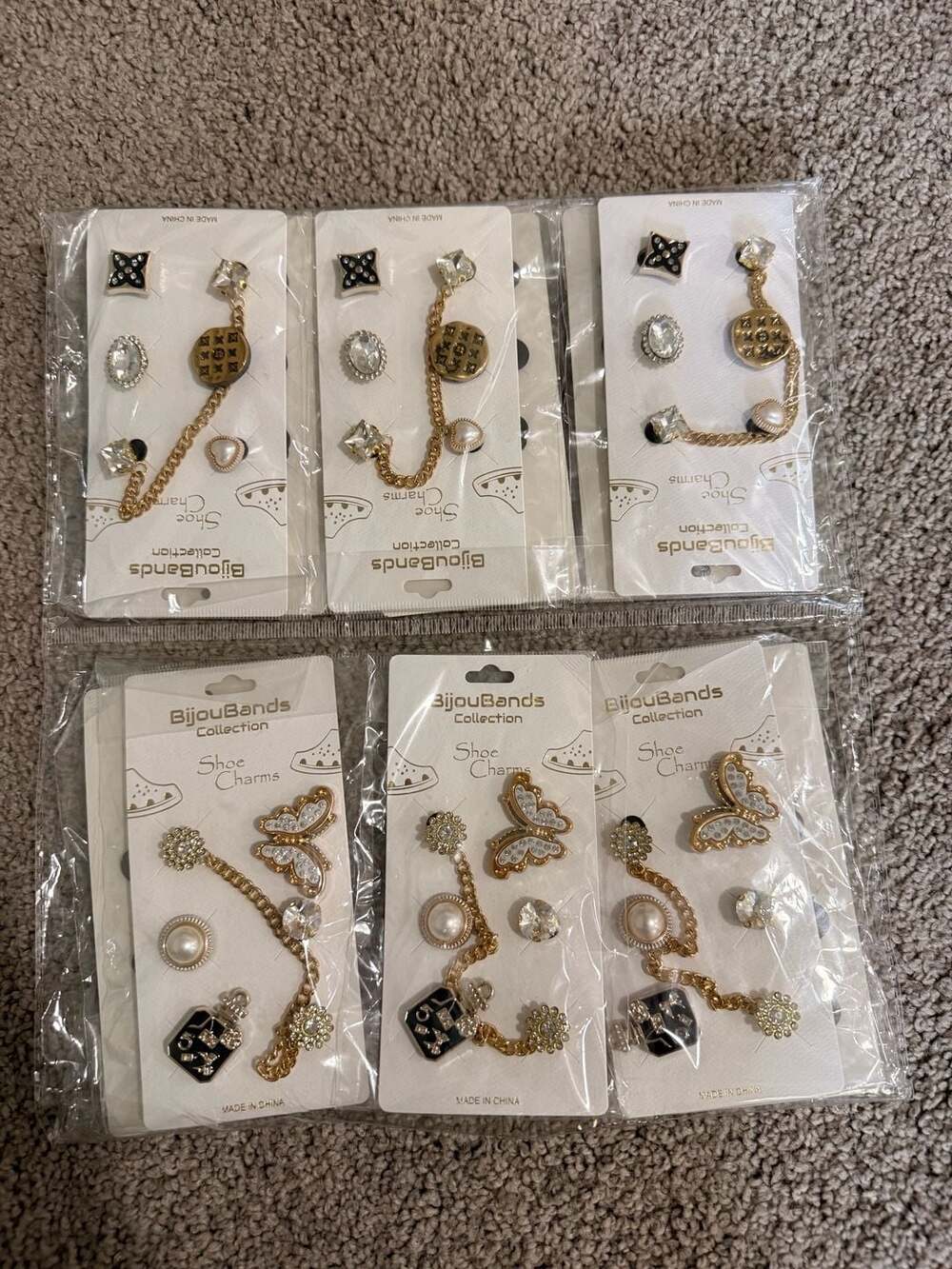 11pack BijouBands Collection Shoe Charms Set